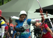 爱游戏下载-印度选手在射箭比赛中获得银牌