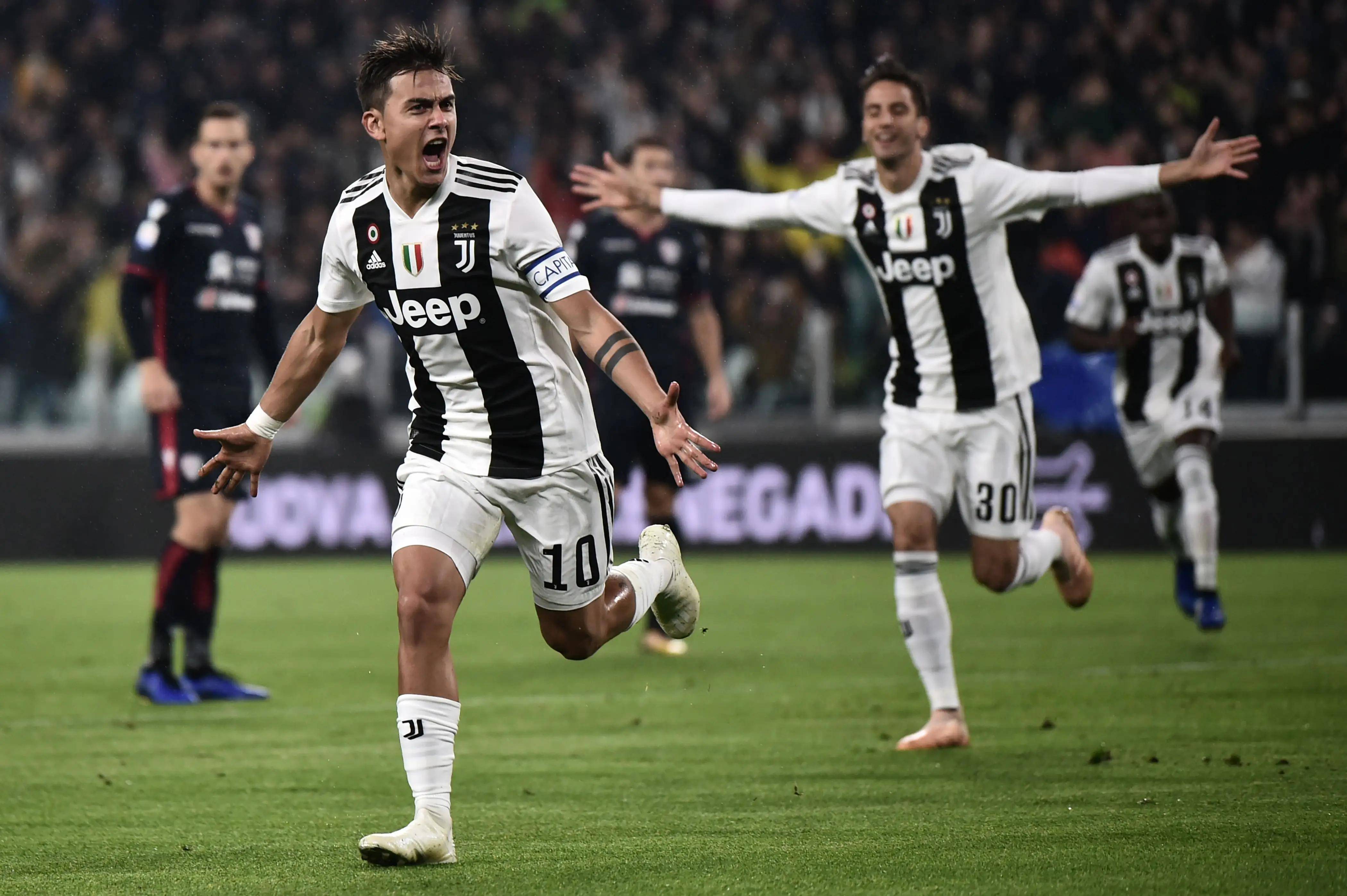 包含尤文图斯队员准备在主场迎来胜利的词条