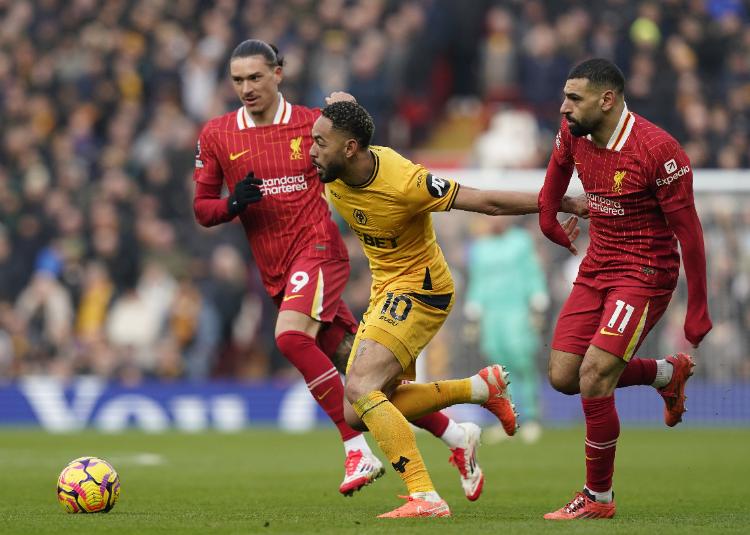 利物浦绝平狼队，争冠形势岌岌可危的简单介绍