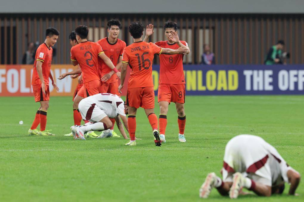 关于国际足坛：中国队大获全胜，晋级形势稳定的信息