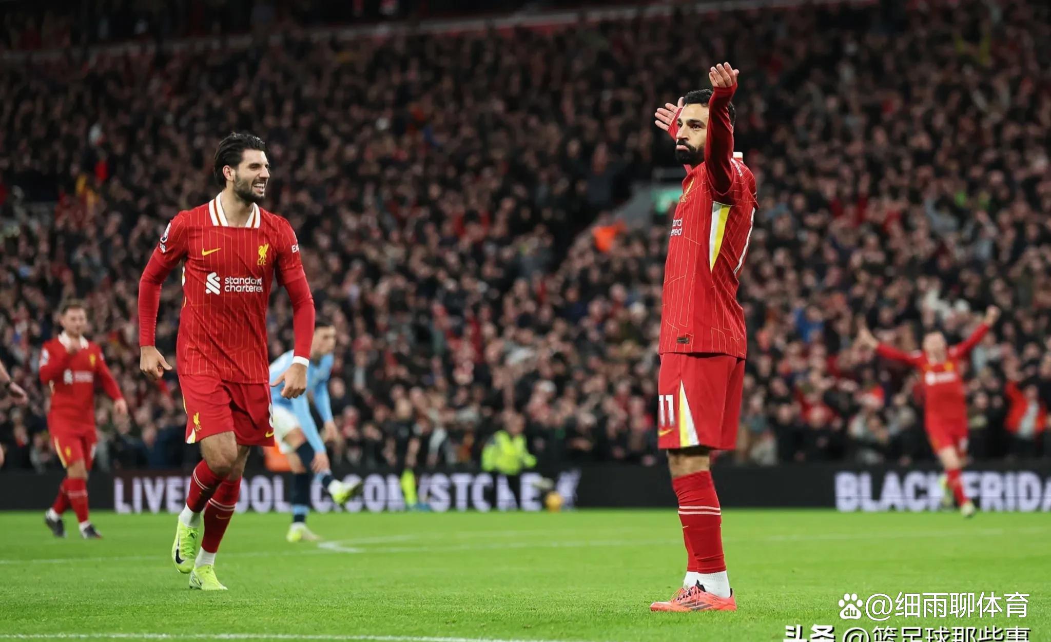 利物浦力克曼联，豪取英超领先优势